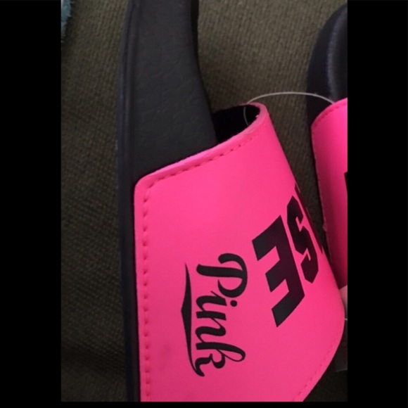 V.S. Pink & Beach Please-S & pr L PINK Slides - Picture 2 of 8